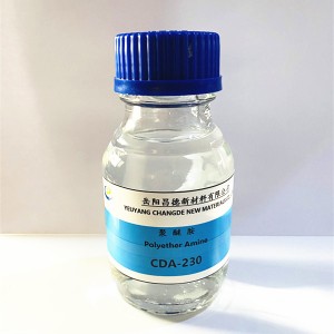 Polieter amina D230 CAS 9046-10-0 epoxi-sendotzeko agenterako